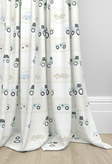 Brum Brum, Neutral - Made to Measure Curtains